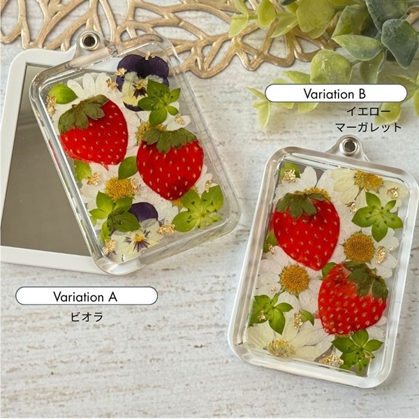 本物いちごのスライドミラー【キット】