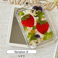 本物いちごのスライドミラー【キット】(A：ビオラ)