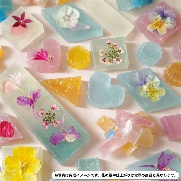 エディブルフラワー×琥珀糖【キット】（動画&おいしさのひみつガイドブック付き）