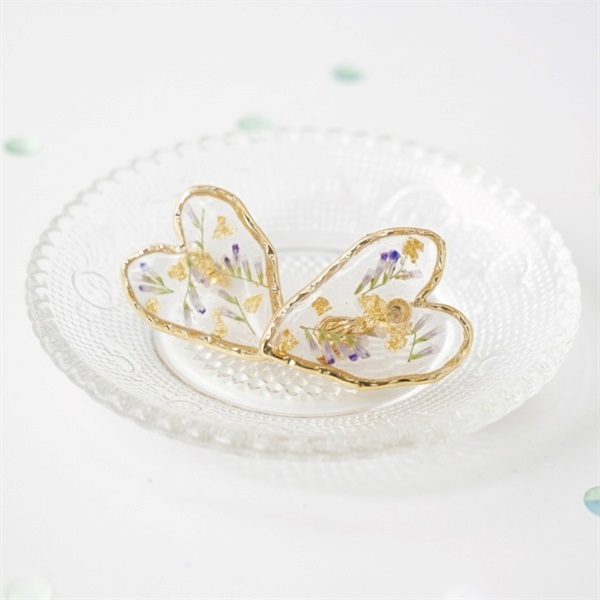 ハートの耳飾り【キット】