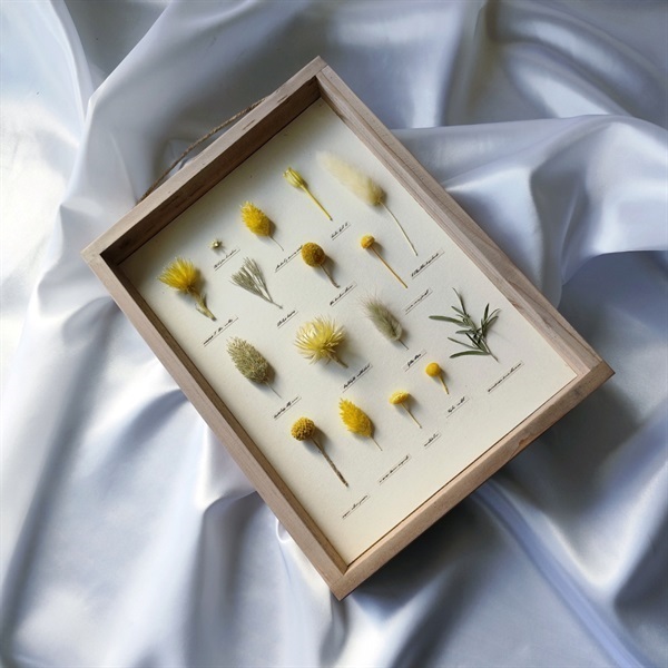 古材風植物パネル　HA-106