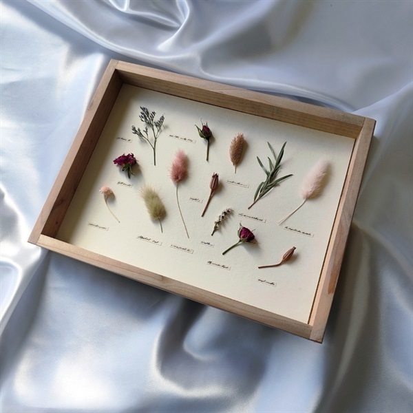 古材風植物パネル　HA-108