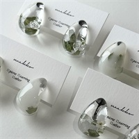 drop クリア　ピアス／イヤリング