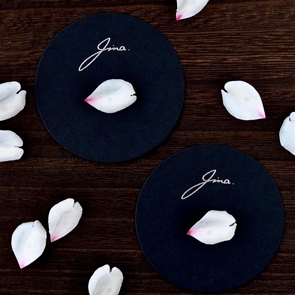 美濃和紙の桜の花びらブローチ