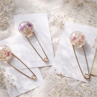 お花を閉じ込めた優しいストールピン