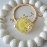 フラワームーン ヘアゴム｜ハニーミルク