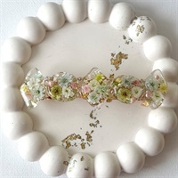 鉱石のバレッタ グリーン
