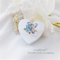 紫陽花のフォークリング蝶々 ～Blue～