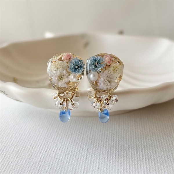 澄花 ―sumika― 本物のお花のイヤリング 澄花 ―sumika― 本物のお花のイヤリング