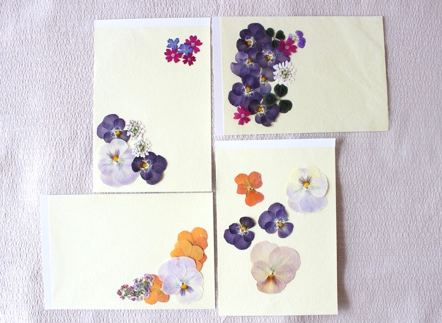 押し花作り方