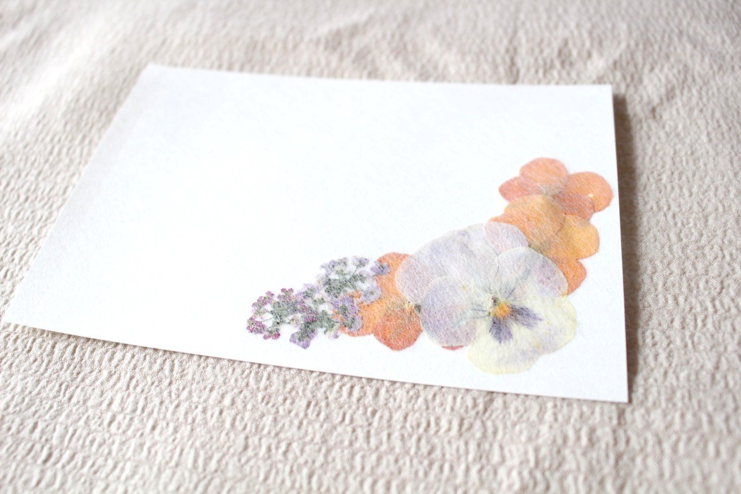 押し花作り方
