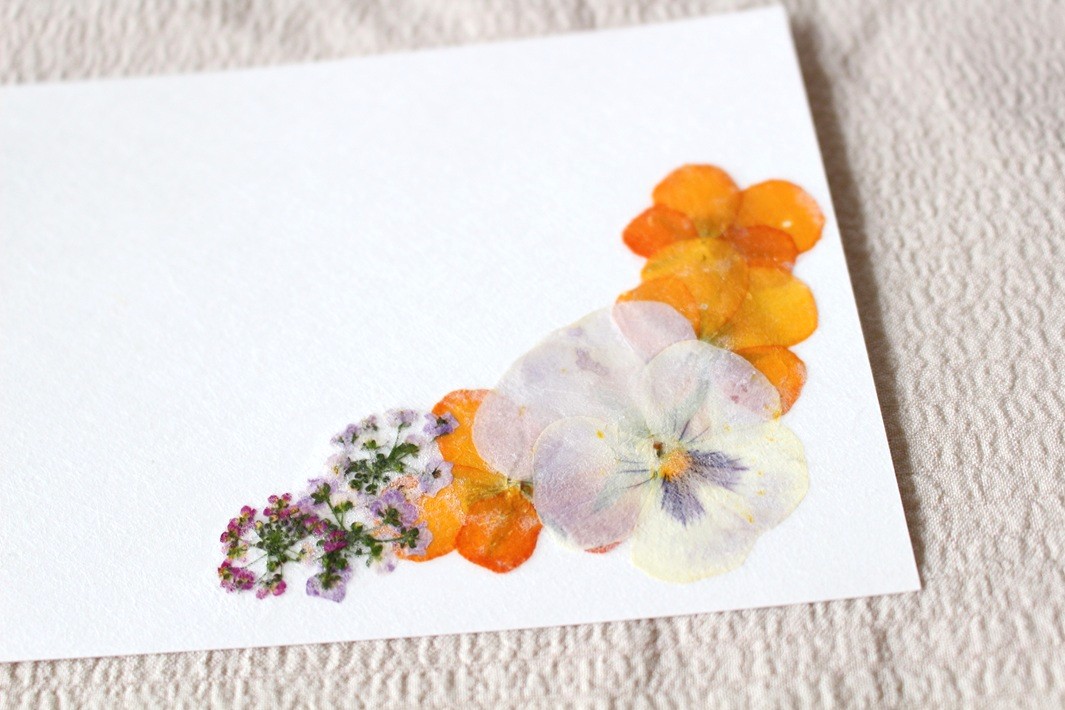 押し花作り方